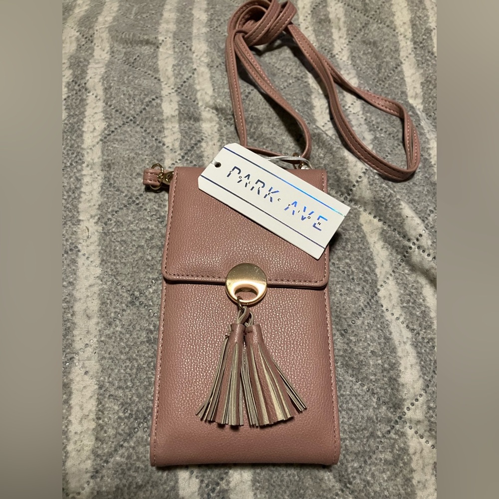 NWT Park Ave Vegan Leather Crossbody Bag